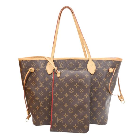Louis Vuitton  Neverfull MM Monogram Canvas Tote Bag Brown - Picture 4 of 14